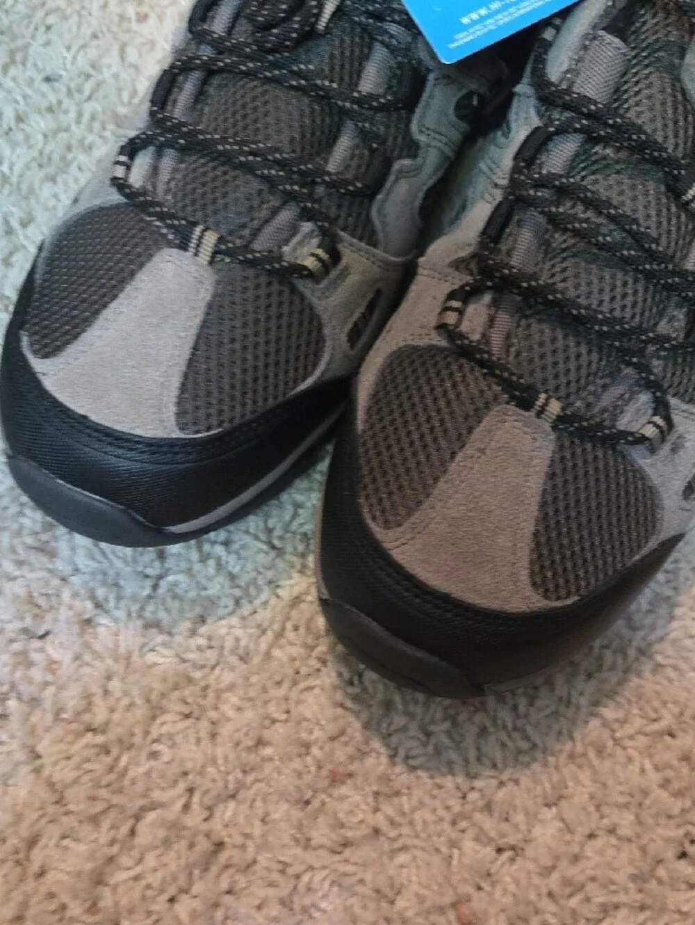 Hi-Tec Men's Gray and Black Trail Sneakers Size 12 NWT